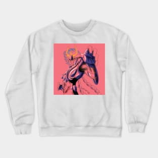 ikki the phoenix in saint seiya ecopop anime art Crewneck Sweatshirt